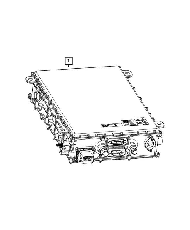 5185099AH - High Voltage Powertrain Systems: Integrated Dual Charging Module for Mopar Image