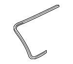 1H0827705A - Body: Weatherstrip for Volkswagen: Cabrio, Golf, Jetta, Passat Image