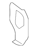 51635XA00A9P - Body: Front Plate for Subaru Image