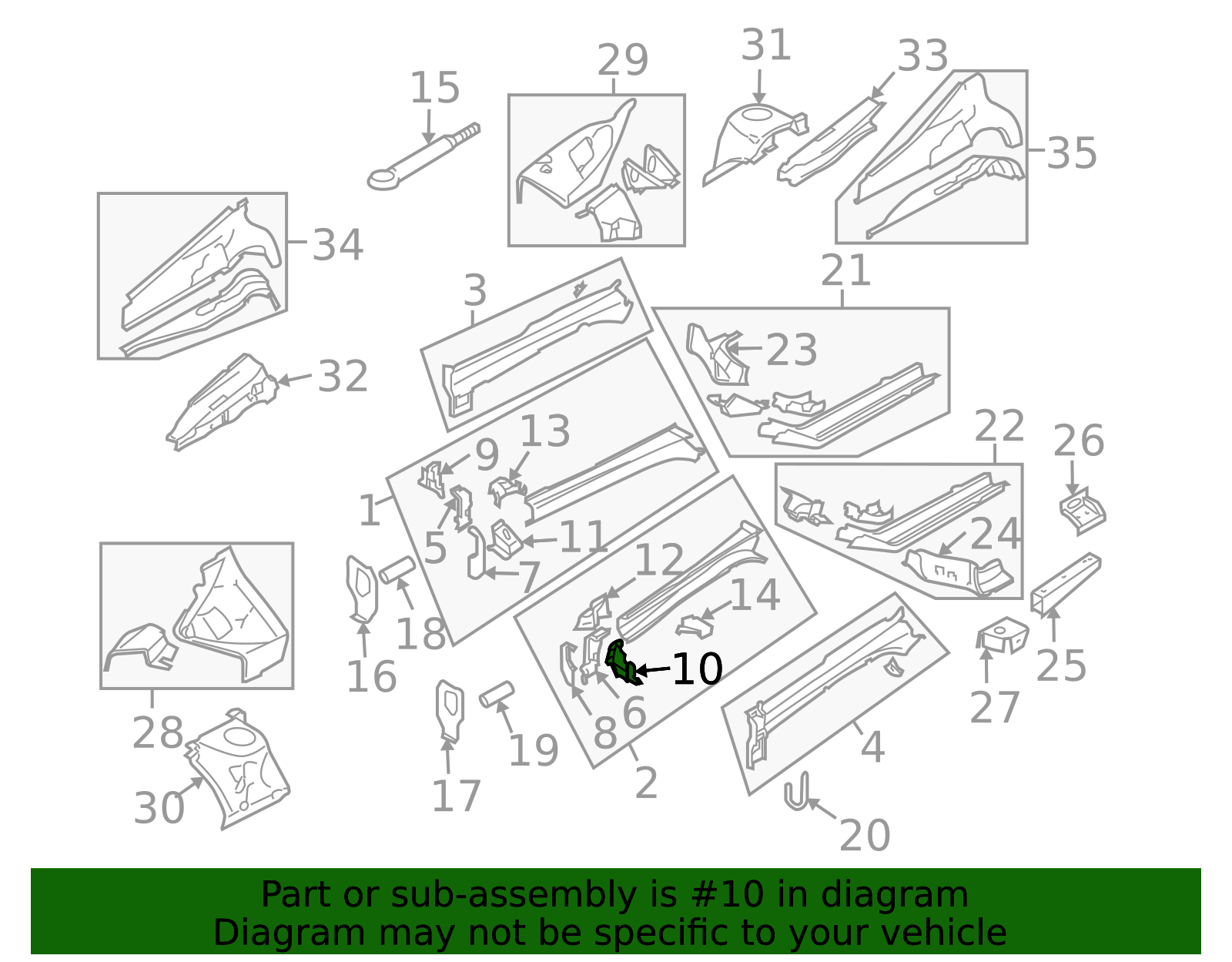 2006-2014 Subaru Plate 51636XA05A9P | Subaru Parts Guys