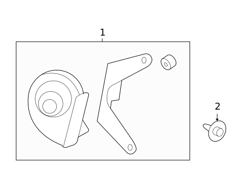 Horn for 2009 Saturn Aura #0