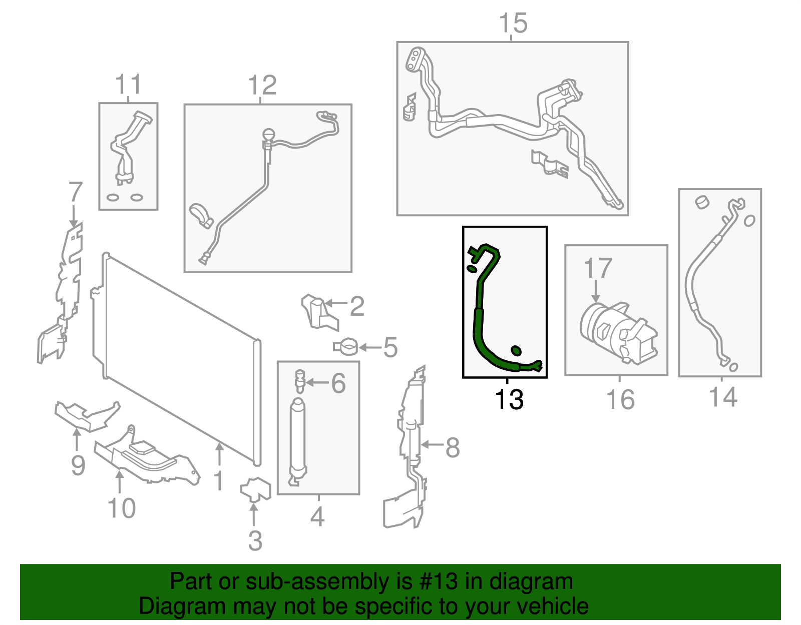 Pressure Hose - Nissan (92490-1JA0A)