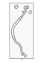 924801JA0A - : Pressure Hose for Nissan Image