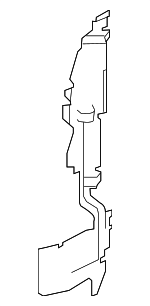 921851JA0A - HVAC: Side Air Baffle for Nissan: Quest Image