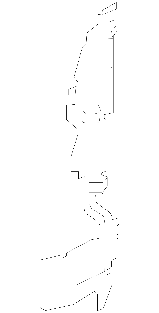 Side Air Baffle - Nissan (92185-1JA0A)