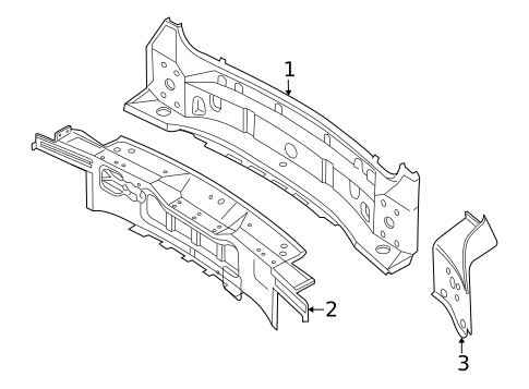 Rear Body for 2008 Audi Q7 #0