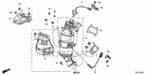 90001RNAA00 - Engine: BOLT, FLANGE (8X27) for Honda Image