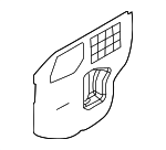 828611FA1A - Body: Water Deflector for Nissan: Cube Image