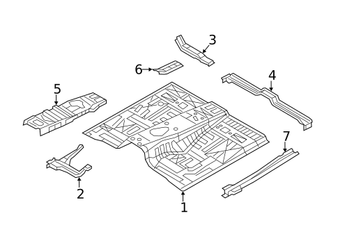 Floor for 2019 Nissan Armada #0