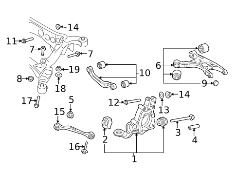 Rear Suspension for 2013 Audi RS5 #1