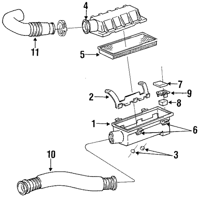 4459657 - Emission Control: Engine Crankcase Breather Element for Mopar Image