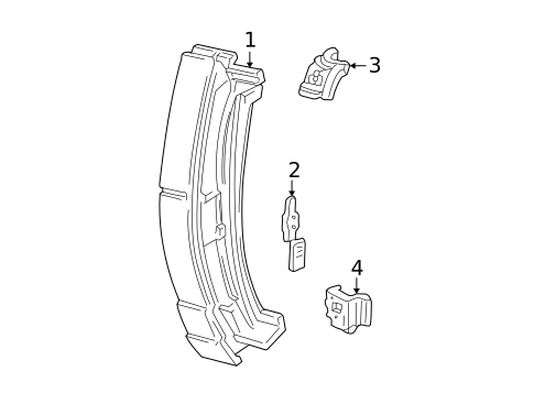 Side Panel & Components for 2010 Ford Ranger #2