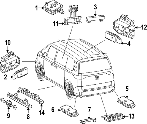 Keyless Entry Components for 2025 Volkswagen ID. Buzz #0