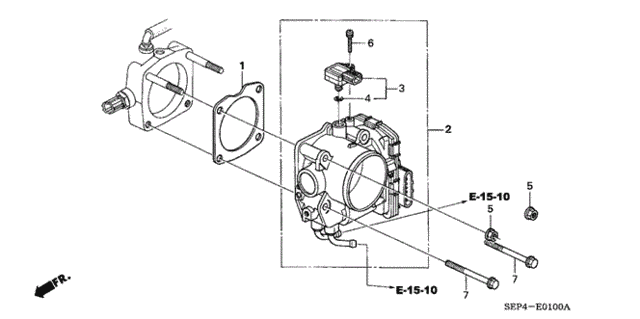 Throttle Body for 2004 Acura TL #0