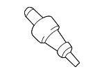61687238723 - Body: Washer Nozzle for BMW Image