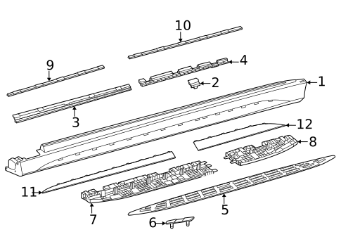 Running Board for 2021 Mercedes-Benz GLE 350 #1