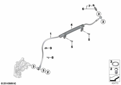Brake Lines for 2009 BMW-Motorrad HP2 Sport #2