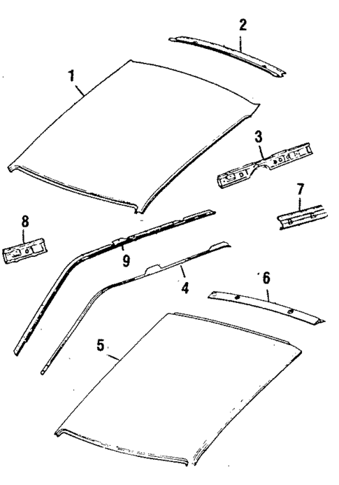Roof for 1987 Subaru DL #3