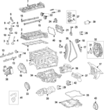 2540372000 - Engine: Piston Pin for Mercedes-Benz Image