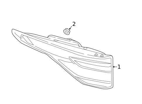Tail Lamps for 2023 Land Rover Discovery #1