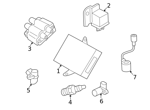 Control Modules for 2004 Subaru Baja #0