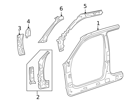 Aperture Panel for 2009 Mazda Tribute #0
