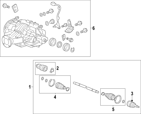 Axle Shafts & Joints for 2020 Acura MDX #0
