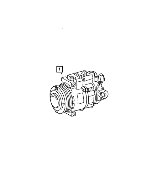 Air Conditioning Compressor for 2008 Chrysler Crossfire #0