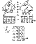 RL159561AE - 6.1L Gas; Engine: Short Block Engine for Mopar Image