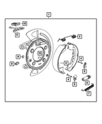 5179335AA - Brakes: Upper Shoe Return Spring for Dodge: Ram 1500, Ram 2500, Ram 3500 | Ram: 2500, 3500 Image