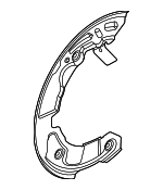 PC3Z2K004B - Brakes: Splash Shield for Ford Image