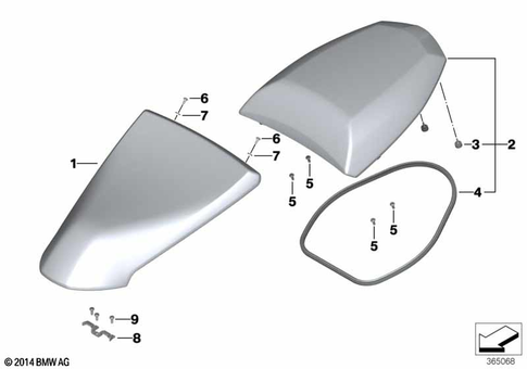 Bench Seat for 2017 BMW-Motorrad C evolution #0