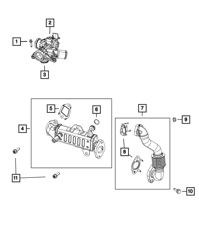 68432081AC - Emission Controls: Egr Tube for Mopar Image image