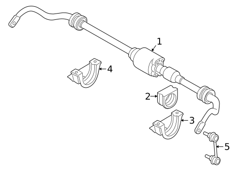 Stabilizer Bar & Components for 2024 BMW X6 #2