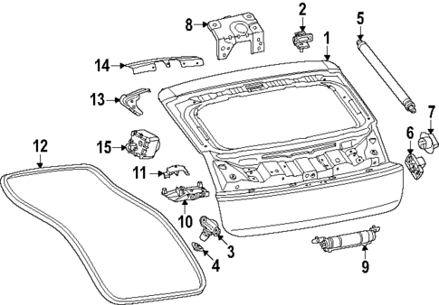 Liftgate for 2024 Porsche Macan #0