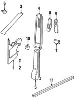 AWR3085SUC - Body: Kick Panel for Land-Rover Image
