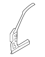 41217182719 - Body: Hinge Pillar for BMW Image