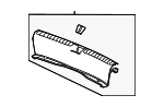 84640T20A01ZA - Body: Rear Panel Trim for Honda Image
