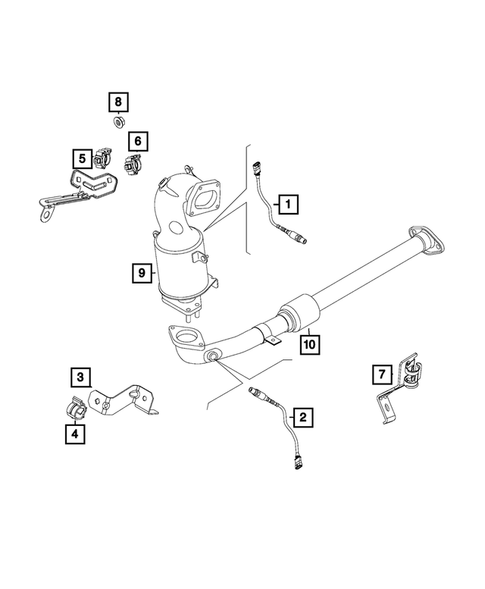 Sensors for 2016 Fiat 500X #14