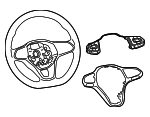 10A419089AJXJB - Steering: Steering Wheel for Volkswagen Image