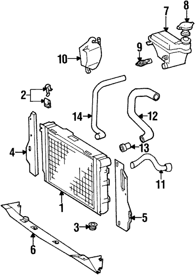 1235040312 - Cooling System: Repair Kit for Mercedes-Benz Image