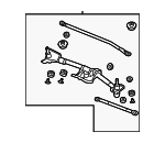 76530SZAA01 - Body: Linkage Assembly for Honda: Pilot Image image