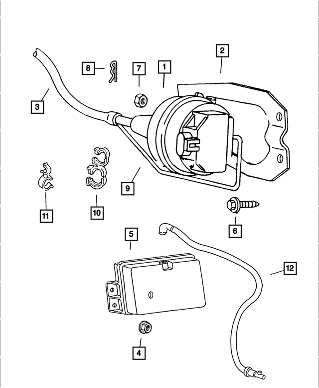 55055705AB - Fuel: Vacuum Harness Assembly for Mopar Image
