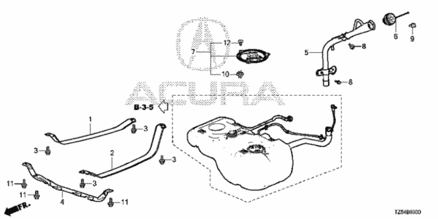 Fuel Filler Pipe (KA/KC) for 2019 Acura MDX #0