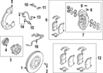 58110T6210CA9 - Brakes: Caliper Assembly for Hyundai Image