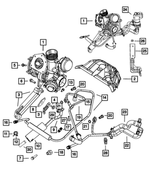4884778AC - : Turbo Water Return Tube for Mopar Image