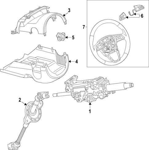 Steering Column for 2022 Audi RS Q8 #0