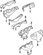 4777636AA - Exhaust: Manifold for Chrysler: Cirrus | Dodge: Neon, Stratus Image