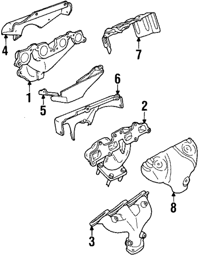 4777636AA - Exhaust: Manifold for Mopar Image