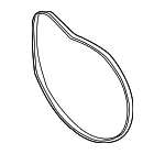 11517508535 - Cooling System: Water Pump Assembly Gasket for BMW: 545i, 550i, 645Ci, 650i, 745i, 745Li, 750i, 750Li, 760i, 760Li, Alpina B7, X5 Image